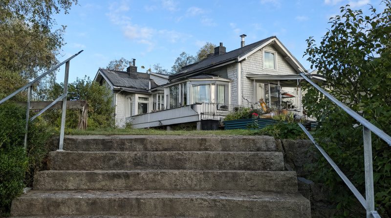 Kallmurar och stentrappor